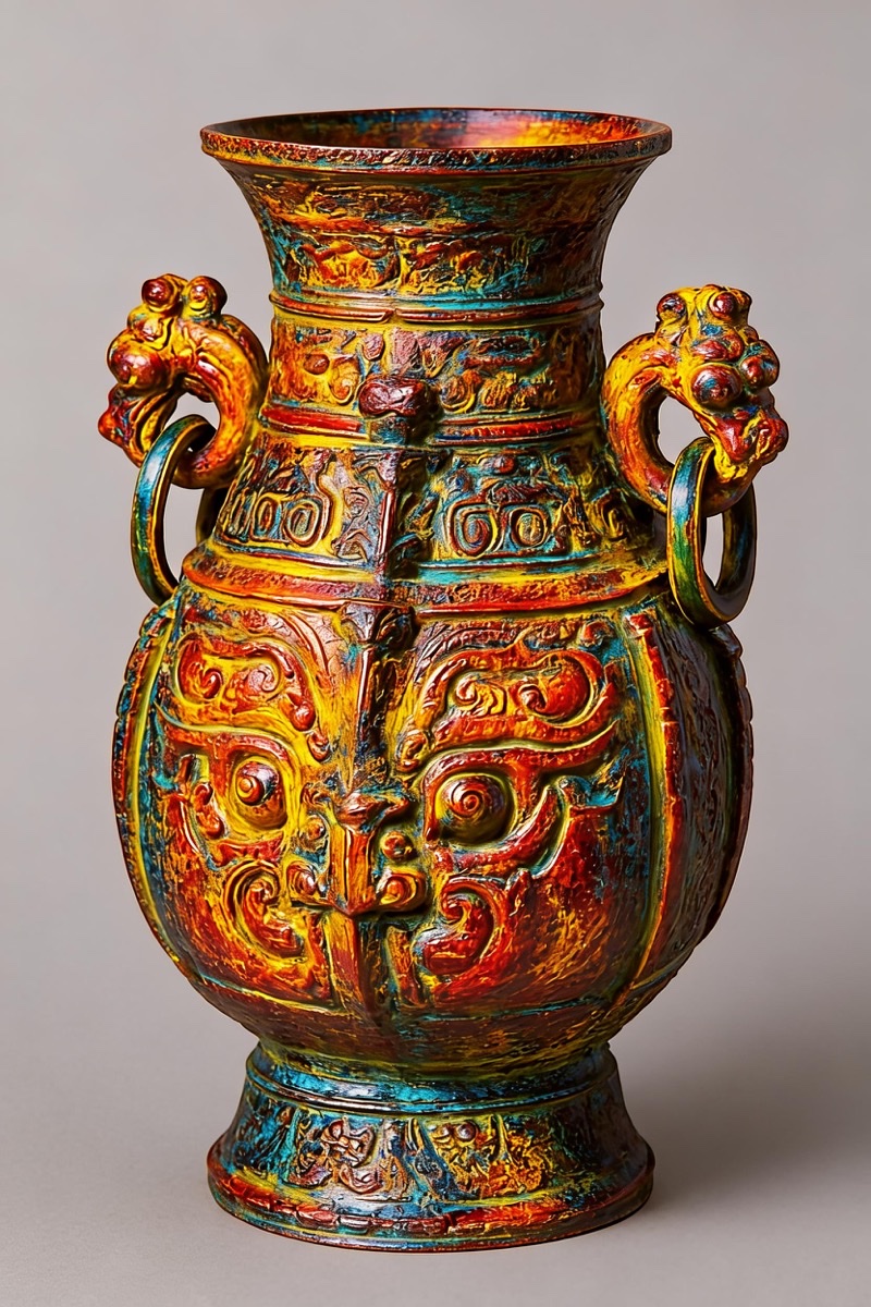 Colorful bronze output
