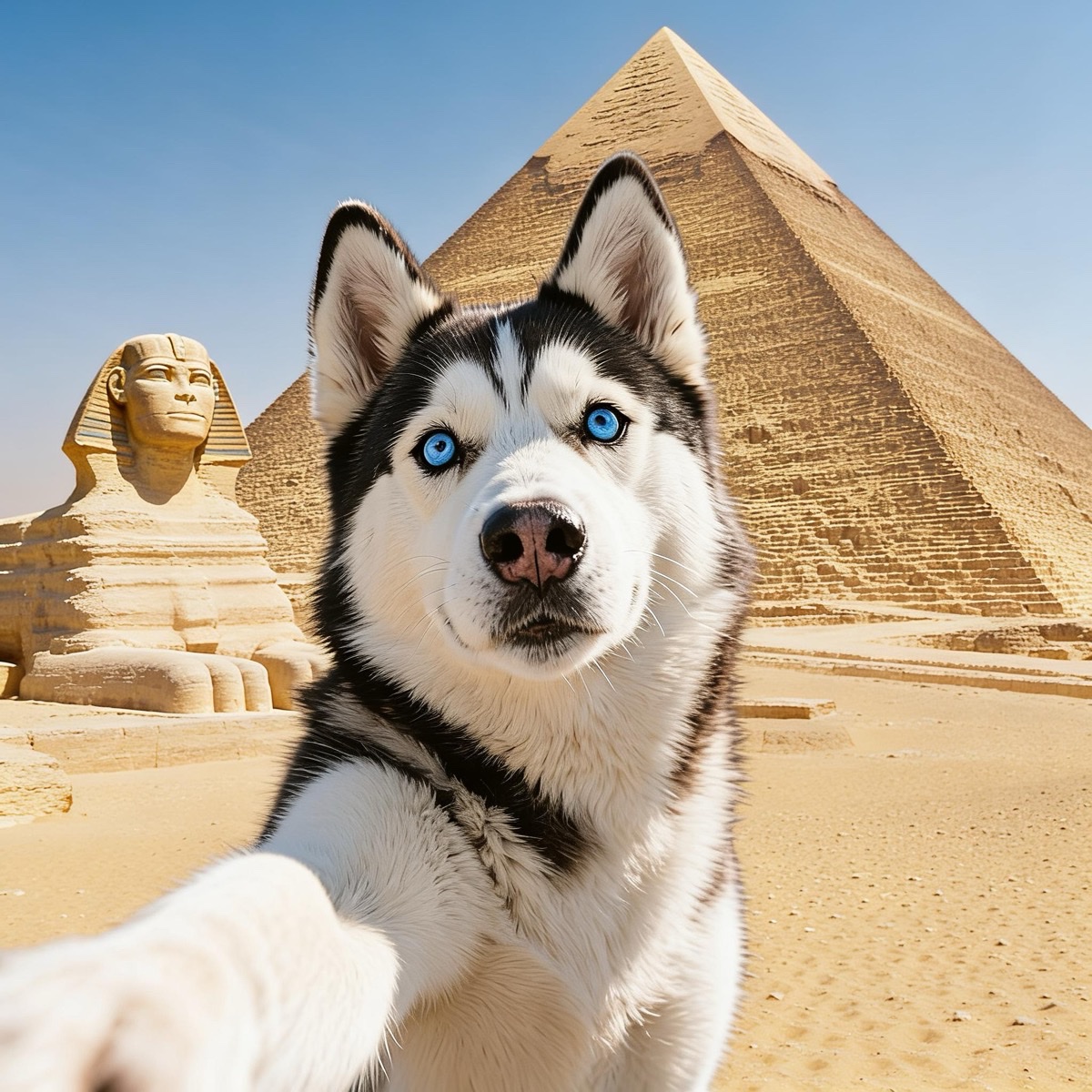 Pyramids background output