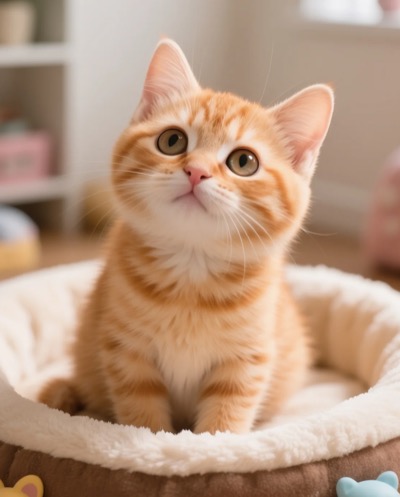 Orange kitten