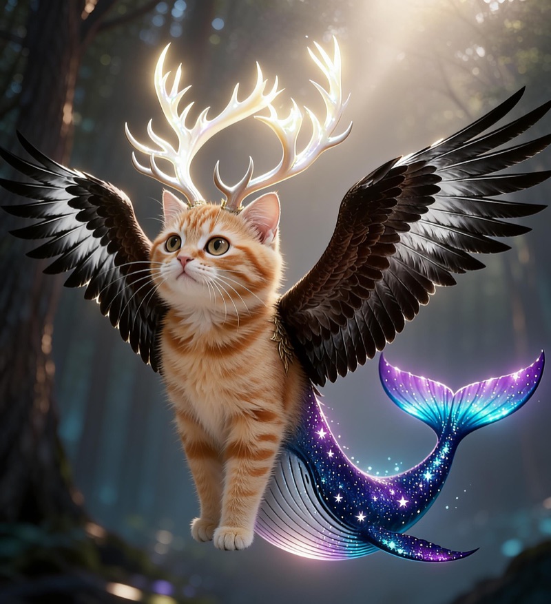 Mythical chimera creature