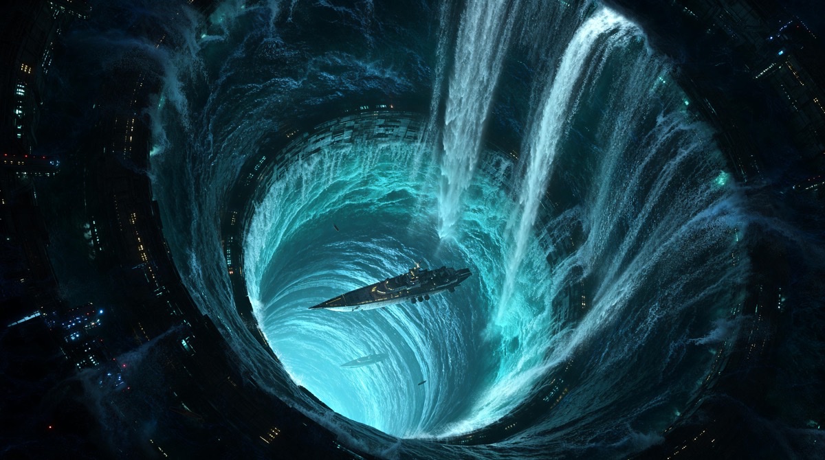 Abyssal whirlpool vortex